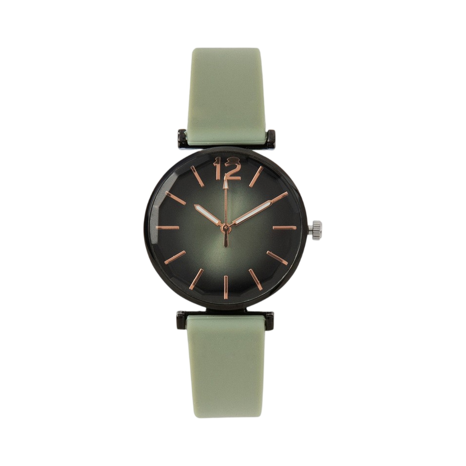 Outdoor Sport Watch - ファッションレディース腕時計スポーツシンプルなブラックダイヤルクォーツ時計カジュアルホット販売グリーンシリコンストラップ女性時計ドレス腕時計