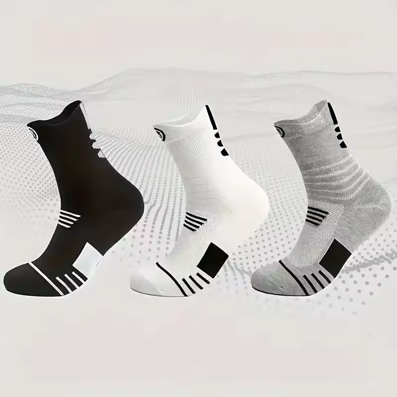 Outdoor Sport Hose - 3足組 メンズ コンフォートフィット クッション パフォーマンス アスレチック