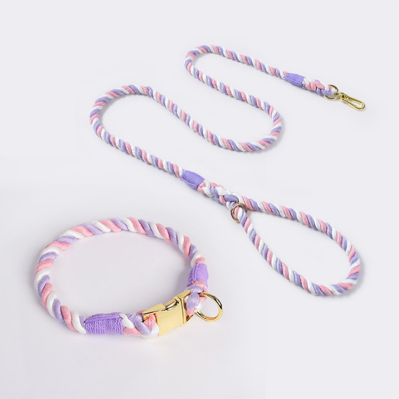 Loudik 卸売手織りカラーコットンロープペット首輪セット - Headcollar Rope Set のレビューと価格