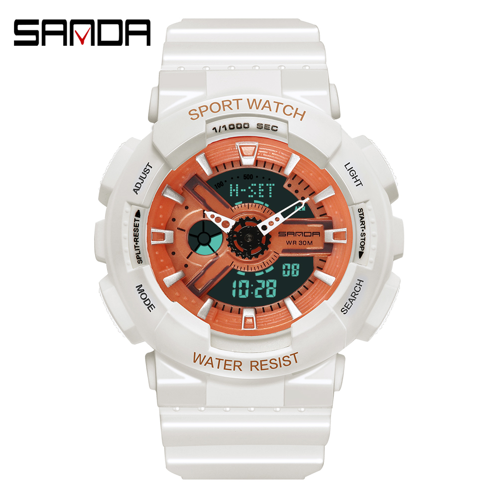 アウトドアスポーツ,デジタル時計,白,女性,アラーム,3ba - Outdoor Sport Watch のレビューと価格