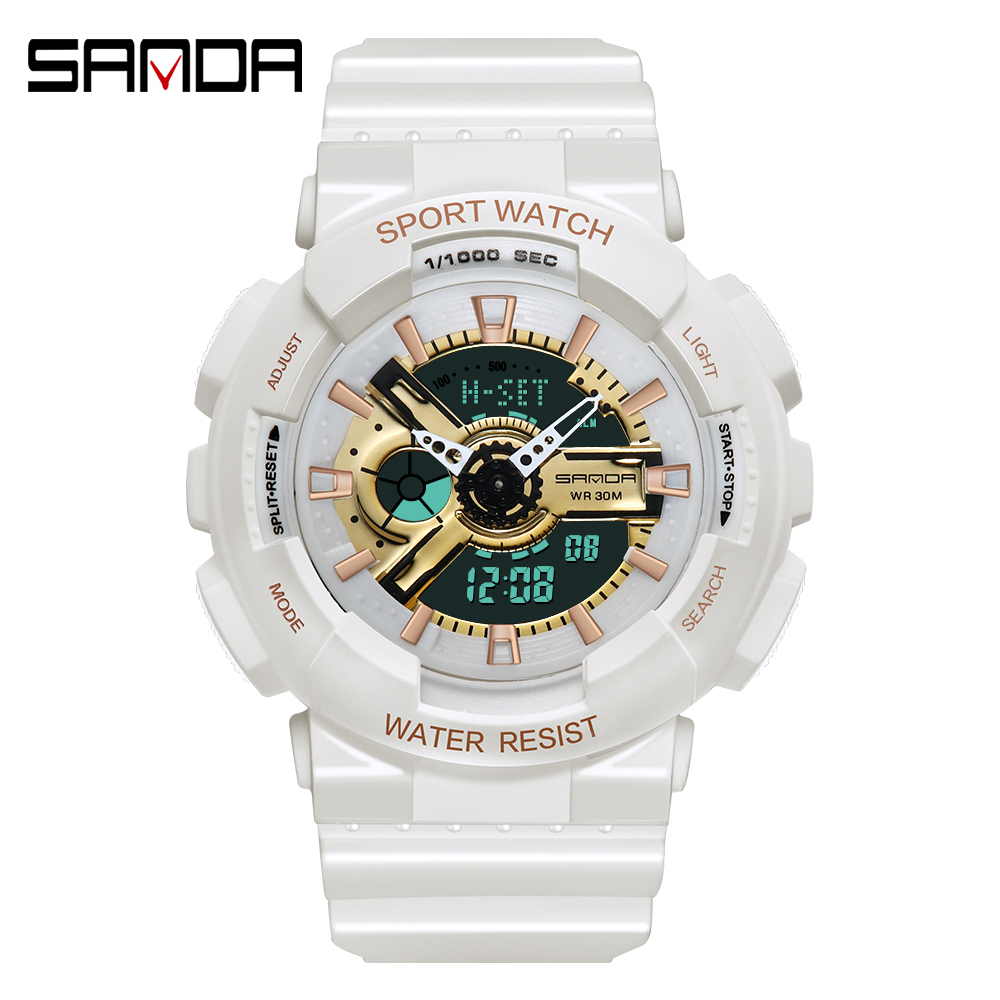 アウトドアスポーツ,デジタル時計,白,女性,アラーム,3ba - Outdoor Sport Watch のレビューと価格