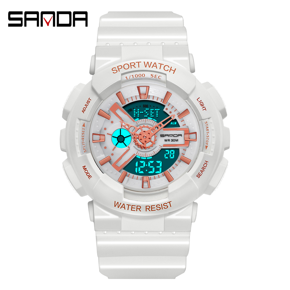 アウトドアスポーツ,デジタル時計,白,女性,アラーム,3ba - Outdoor Sport Watch のレビューと価格