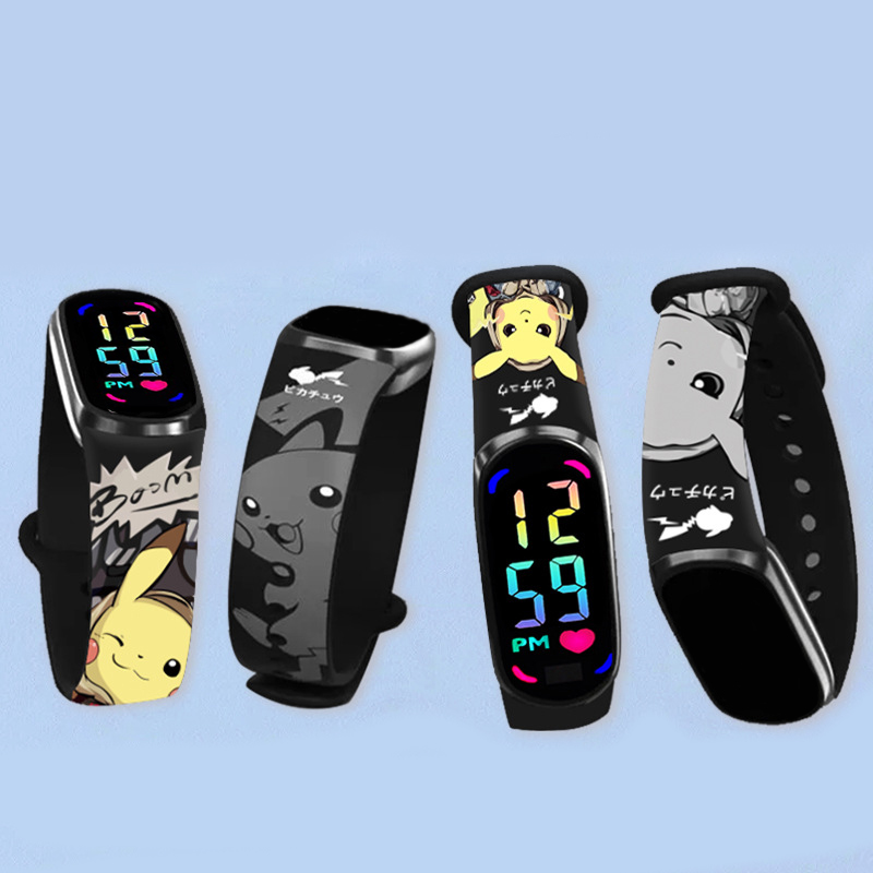 ピカチュウキッズ LED 腕時計防水タッチスクリーンデジタル - Outdoor Sport Watch のレビューと価格
