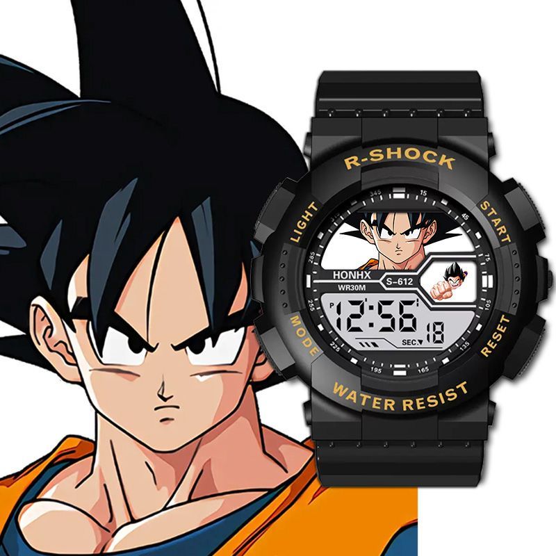ドラゴンボール学生子供用腕時計電子時計防水落下防止タイミング - Outdoor Sport Watch のレビューと価格