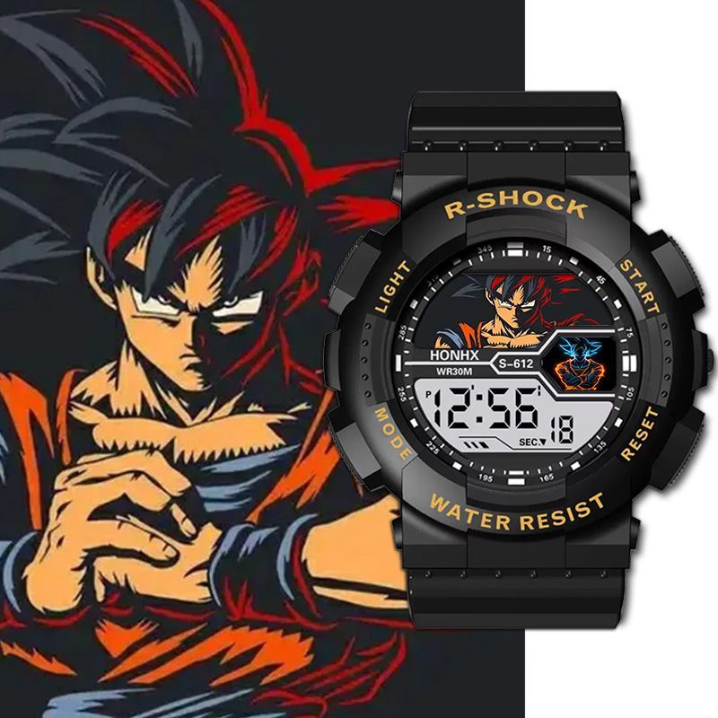 ドラゴンボール学生子供用腕時計電子時計防水落下防止タイミング - Outdoor Sport Watch のレビューと価格