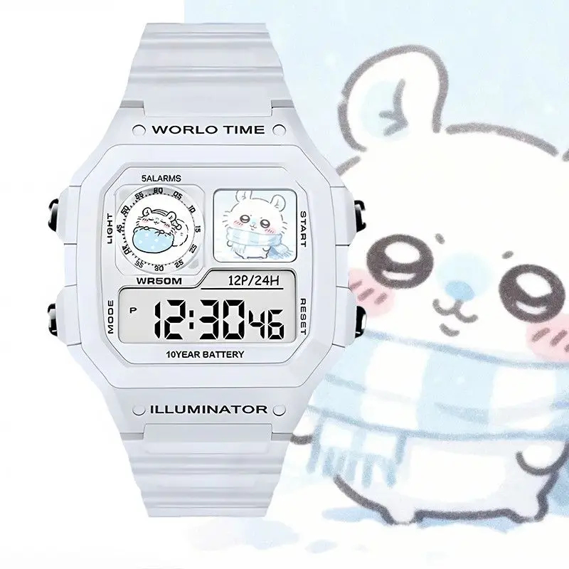 かわいいちいかわアニメデジタル腕時計 防水 5つのアラーム機 - Outdoor Sport Watch のレビューと価格