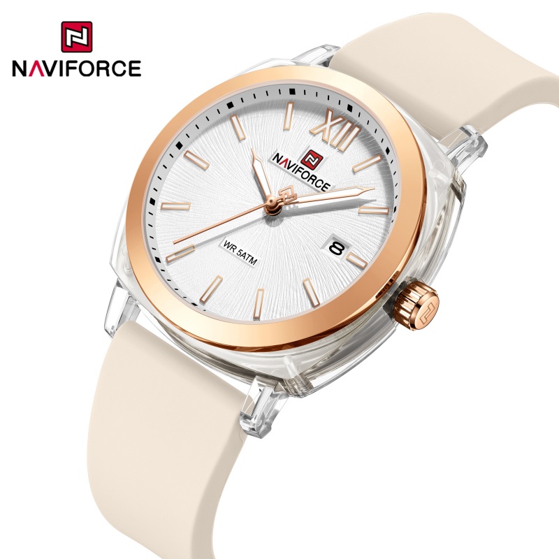 NAVIFORCE ミニマリストスタイルの女性用クリエイティ - Outdoor Sport Watch のレビューと価格
