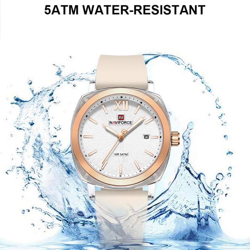 NAVIFORCE ミニマリストスタイルの女性用クリエイティ - Outdoor Sport Watch のレビューと価格